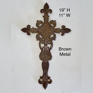 Brown Metal Cross